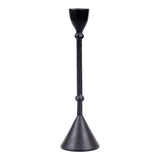 Grayson Black Large Modern Dot Taper Holder