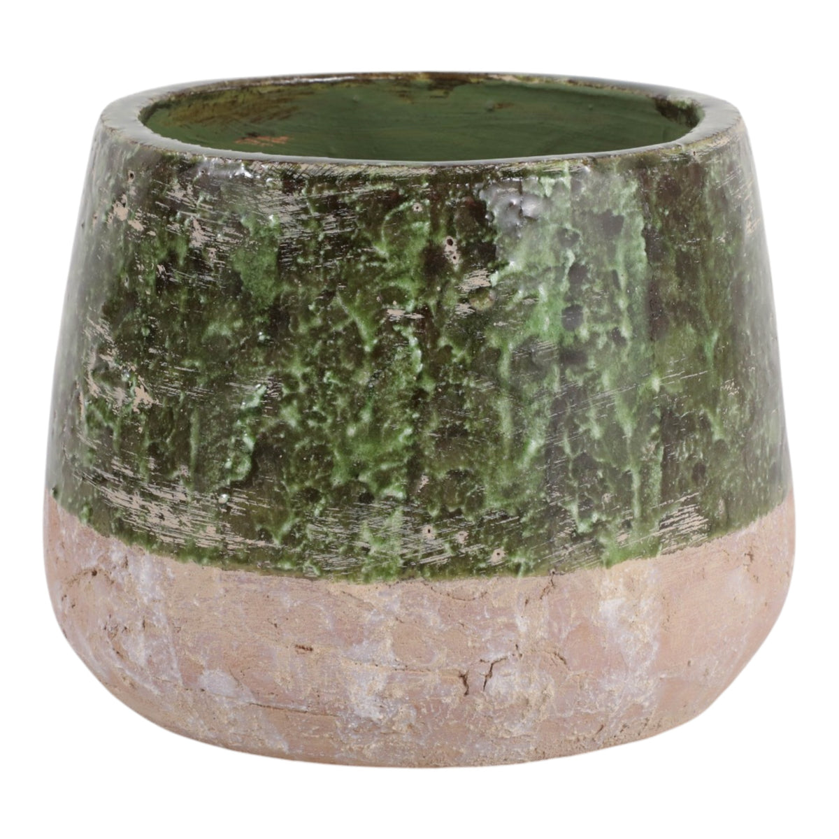 Bramgate Green/Brown Planter