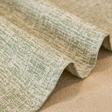 Natural Textured Linen Couch Cover, Breathable & Hypoallergenic Furniture Protector
