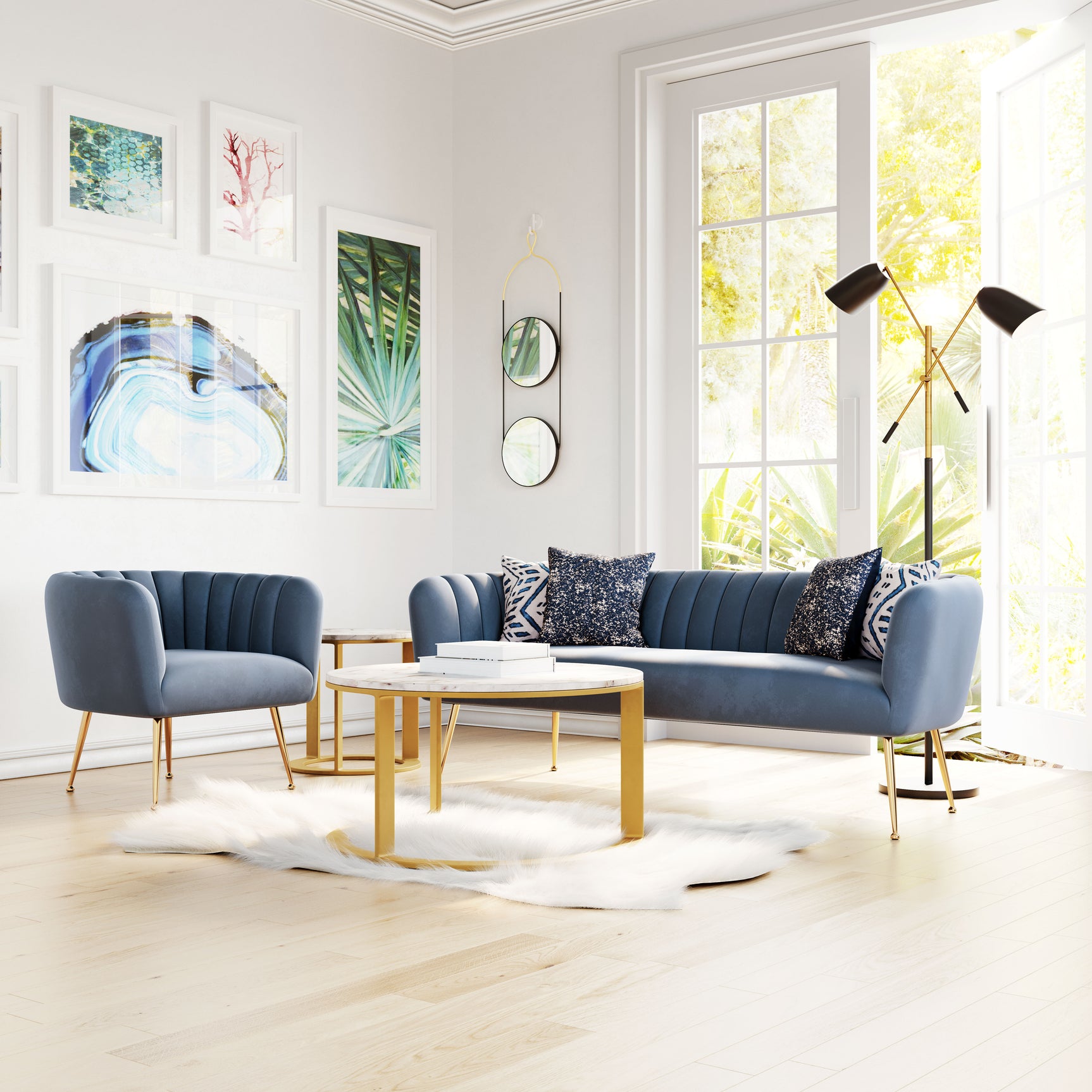 Deco Gray Sofa