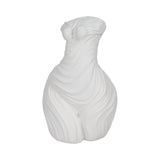 Riverkern White Large Curvy Ribbed Sculpture