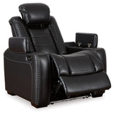 Party Time Midnight Power Reclining Sofa and Loveseat with Power Recliner - Ornate Home