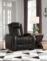 Party Time Midnight Power Reclining Sofa and Recliner - Ornate Home