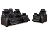 Party Time Midnight Power Reclining Sofa and Recliner - Ornate Home