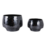 Antonshaw Black Planters (Set of 2)