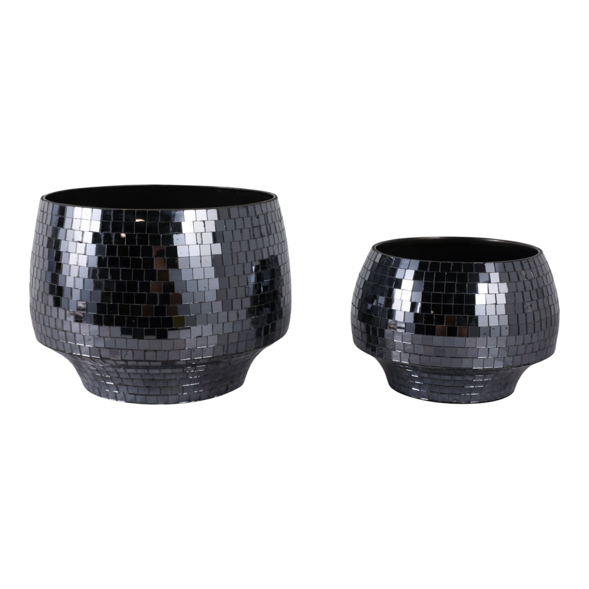 Antonshaw Black Planters (Set of 2)