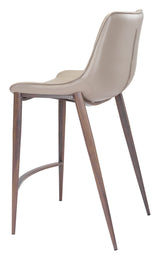 Magnus Brown & Walnut Counter Stool (Set of 2)