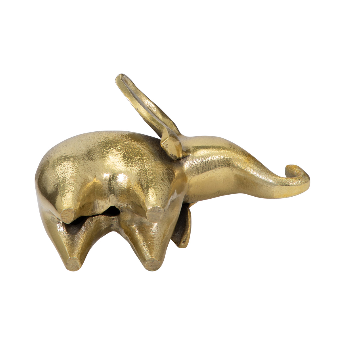 Bonilla Gold Metal Trunk Up Elephant