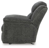 Frohn Graphite Reclining Sofa and Loveseat and 2 Recliners