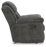 Frohn Graphite Reclining Sofa and Loveseat and 2 Recliners