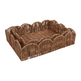 Yatesgrove Natural Petal Shape Rectangular Trays (Set of 2)