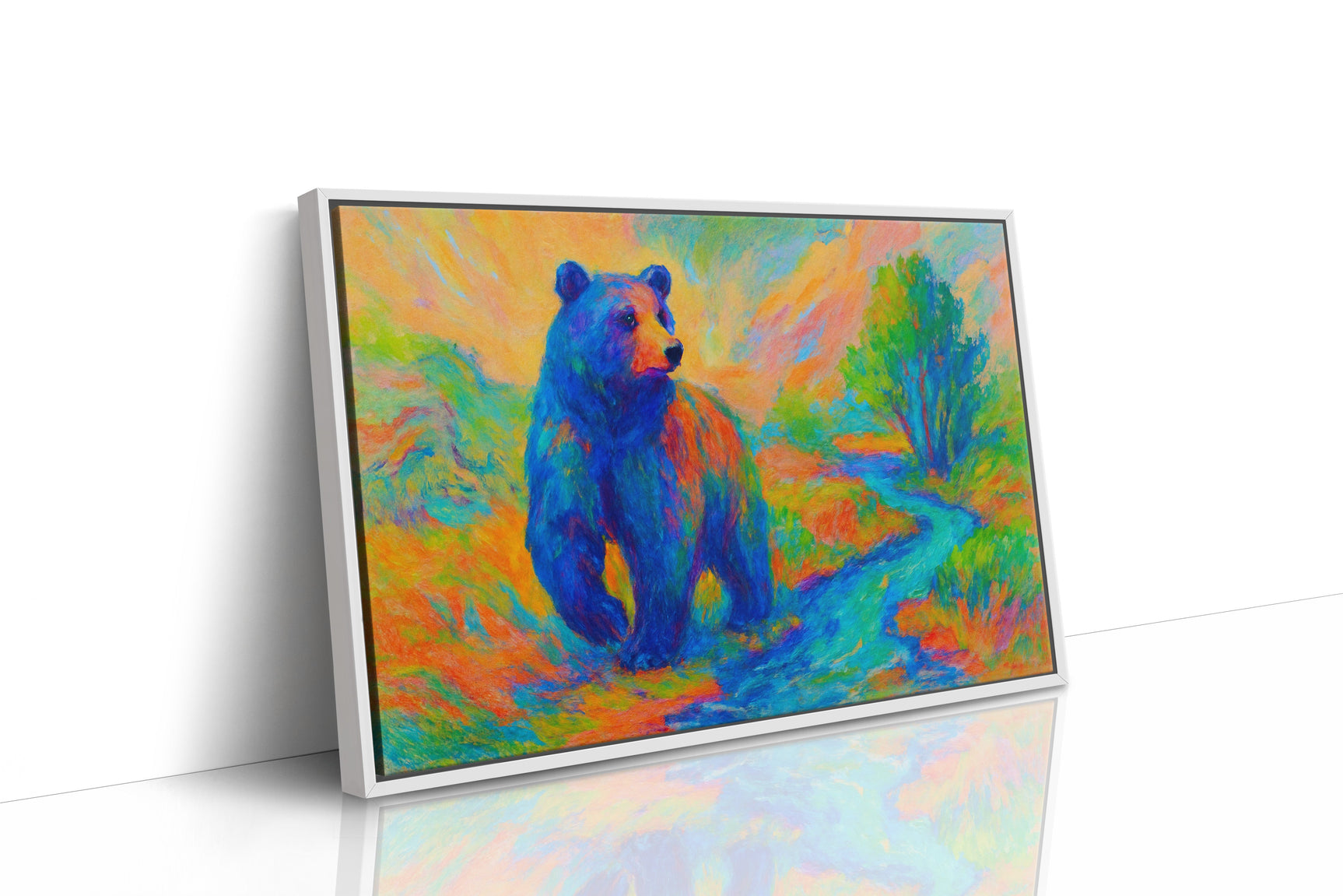 Chromatic Bear by the Riverbend