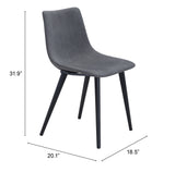 Daniel Gray Dining Chair (Set of 2)