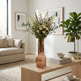 Hollisbeach Brown Small Glass Vase