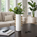 Garsonham White/Gold Vase