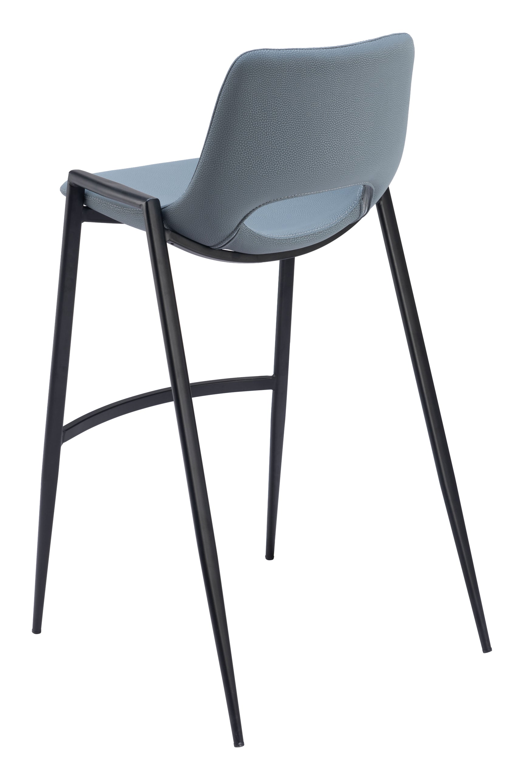 Desi Azure Gray Barstool (Set of 2)