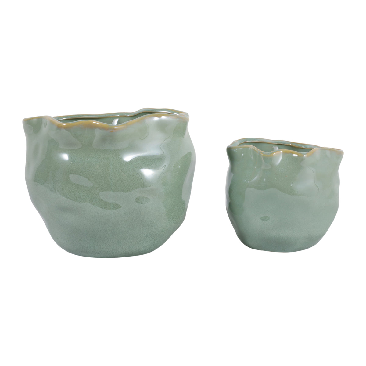 Draperstone Green Small Planters (Set of 2)