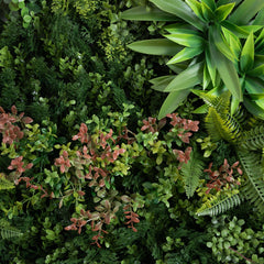 38” UV Resistant Amazon Rainforest Artificial Living Wall Art Panel in Black Aluminum Frame - Ornate Home