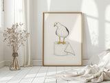 Seagull on a Toilet Roll