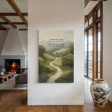 Guided Morning Path Psalm 143:8 Art Print