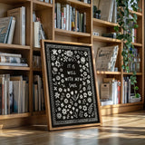 It Is Well With My Soul Floral Print