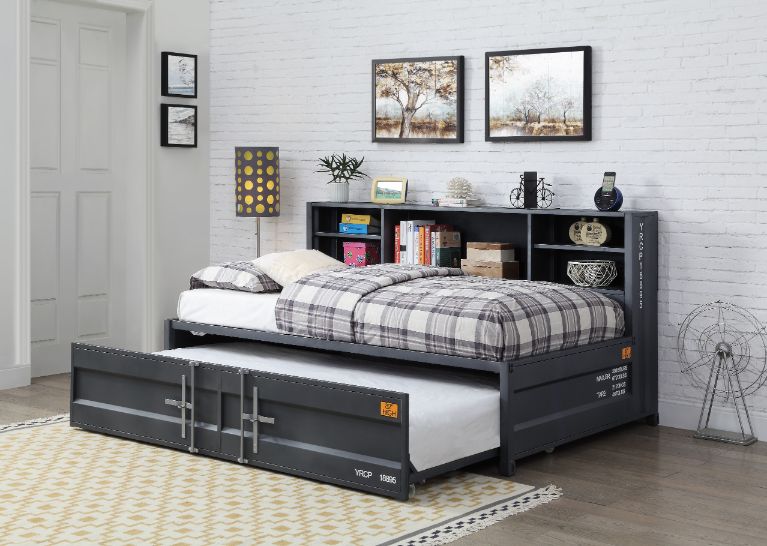Cargo Gunmetal Daybed - Ornate Home
