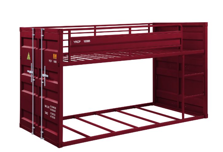 Cargo Red Bunk Bed - Ornate Home