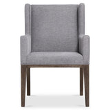 Linea Cerused Charcoal Arm Chair