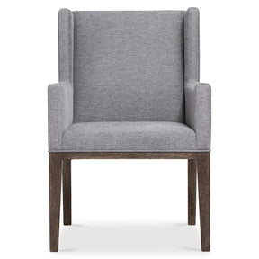 Linea Cerused Charcoal Arm Chair