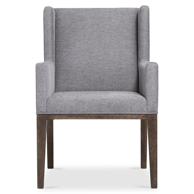 Linea Cerused Charcoal Arm Chair