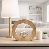 Brysondale Brown Seashell in Round Decor