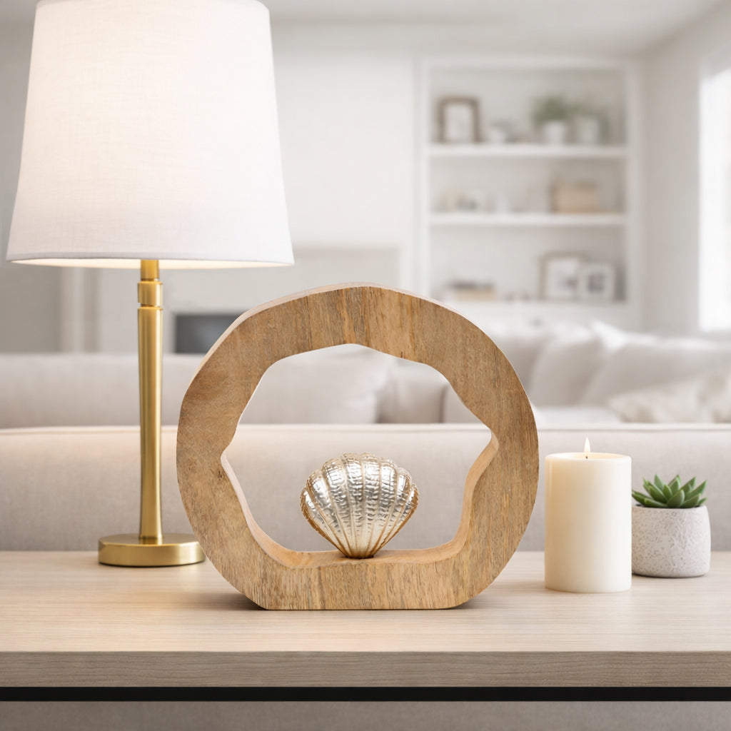 Brysondale Brown Seashell in Round Decor