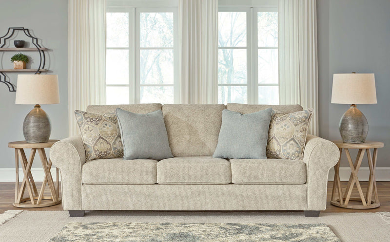 Haisley Ivory Queen Sofa Sleeper - Ornate Home