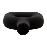 Bradys Black Dolomite Open Cut Vase