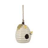 Badger Ivory/Yellow Beehive Bird Feeder