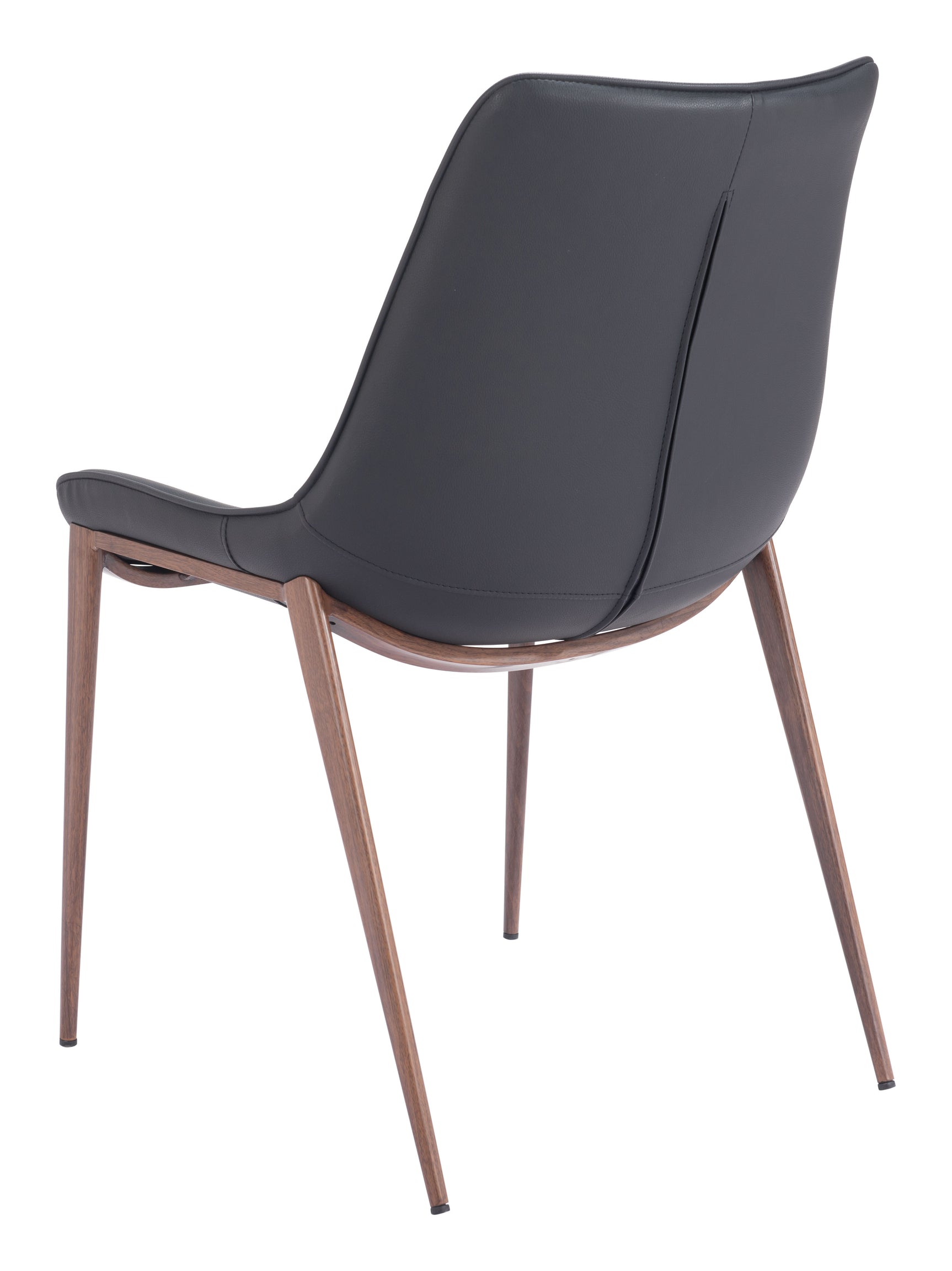 Magnus Black & Walnut Dining Chair (Set of 2)