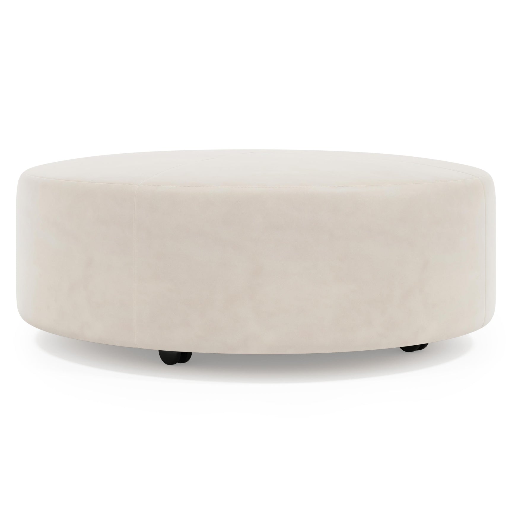 Lolo White/Cream Ottoman Without Nails