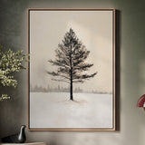 Solitude Beneath Winter's Embrace