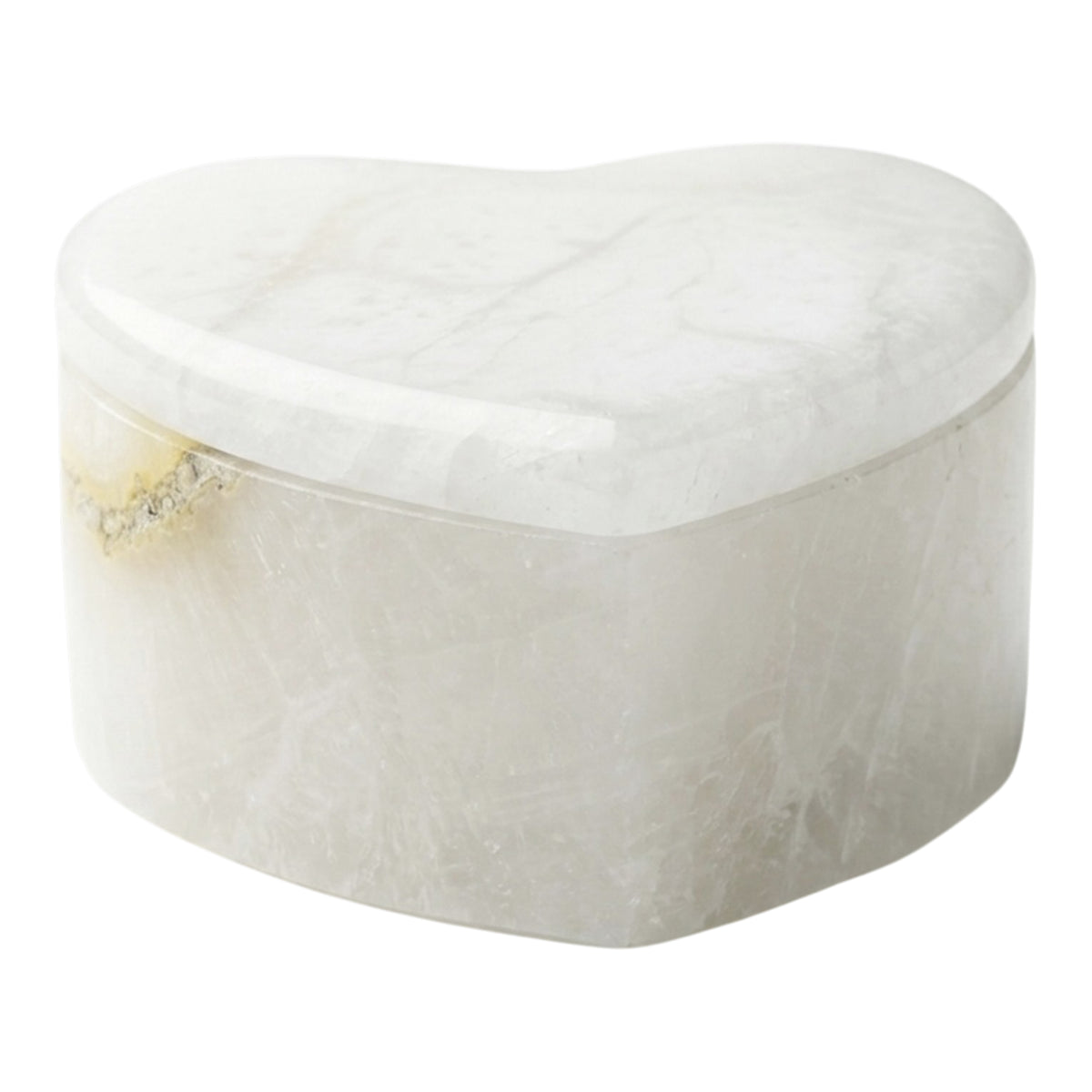 Lerdo Alabaster Heart Shaped Box