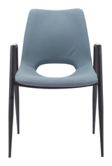 Desi Azure Gray Dining Chair (Set of 2)