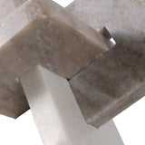 Thornton White/Beige Marble Knot