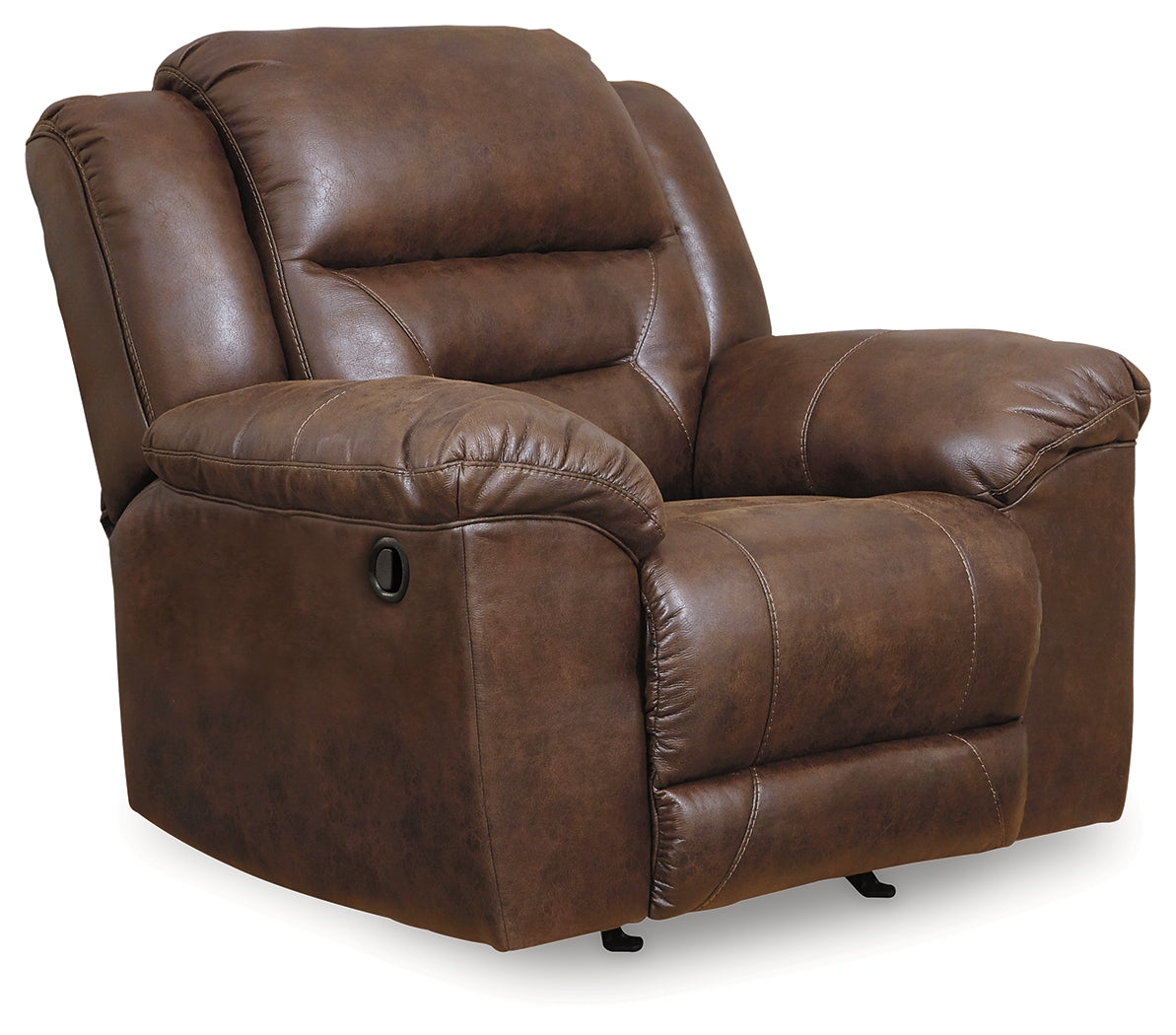 Stoneland Chocolate Manual Recliner - Ornate Home