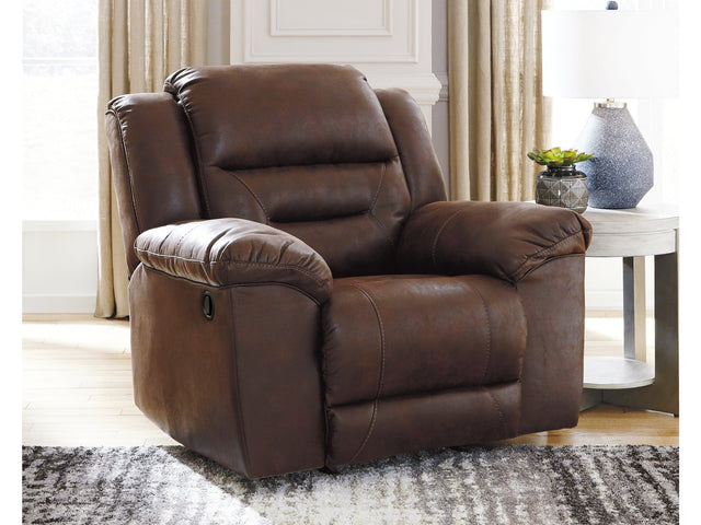 Stoneland Chocolate Manual Recliner - Ornate Home