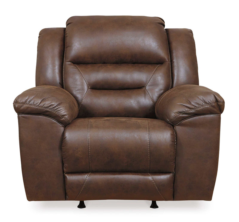 (Online Special Price) Stoneland Chocolate Power Rocker Recliner - Ornate Home