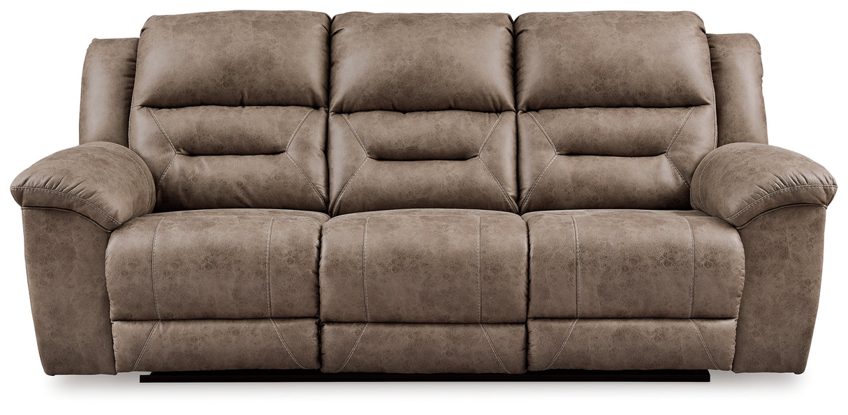 Stoneland Fossil Manual Reclining Sofa - Ornate Home