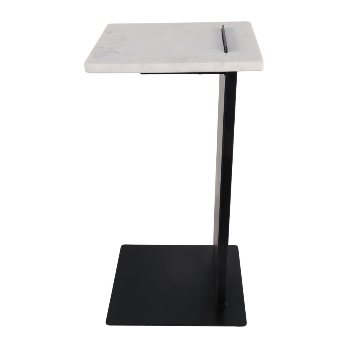 Wyvernwood White/Black Modern Accent Table with Square Top