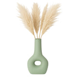 Parkwood Dark Sage Ceramic Open Cut-Out Nomad Vase
