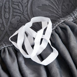 3D Baroque Floral Stretch Sofa Cover Elastic Polar Fleece Couch Slipcover with Straps - Ornate Home