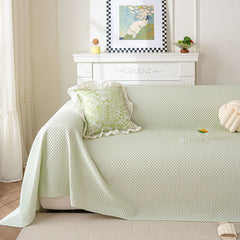 3D Bubble Textured Furniture Protector Throw Cover, Cooling Soft Woven Couch Cover - Ornate Home