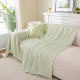 3D Bubble Textured Furniture Protector Throw Cover, Cooling Soft Woven Couch Cover - Ornate Home
